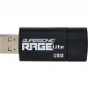 USB-flashdrive PATRIOT Supersonic Rage Lite 128 GB USB Type-A 3.2 Gen 1, 180 MB/s, blauw/zwart
