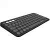 Logitech Pebble Keys 2 K380s - toetsenbord - draadloos - Bluetooth LE - QWERTZ - Duits - Tonal Graphite (920-011795)