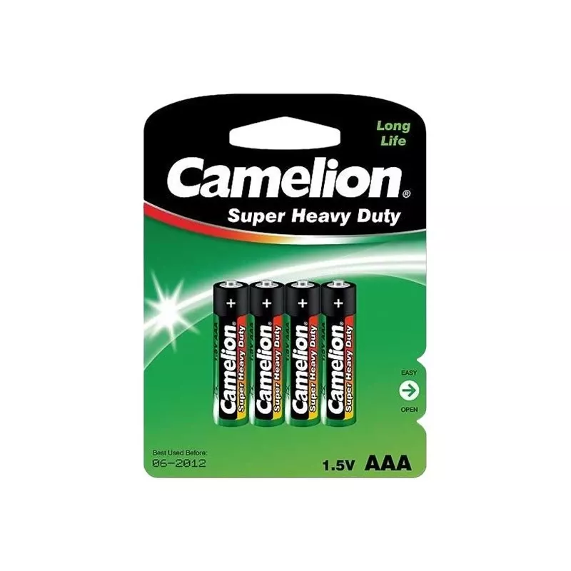 Wegwerpbatterij Camelion R03P-BP4G AAA zink-kool
