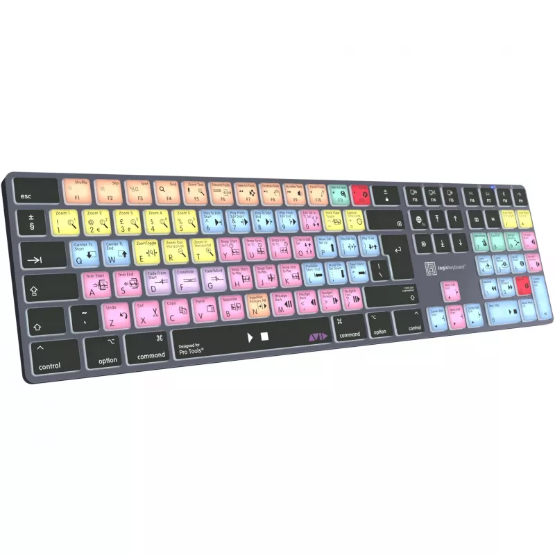 Logickeyboard Avid Pro Tools Titan DE Mac toetsenbord LKB-PT-TM-DE