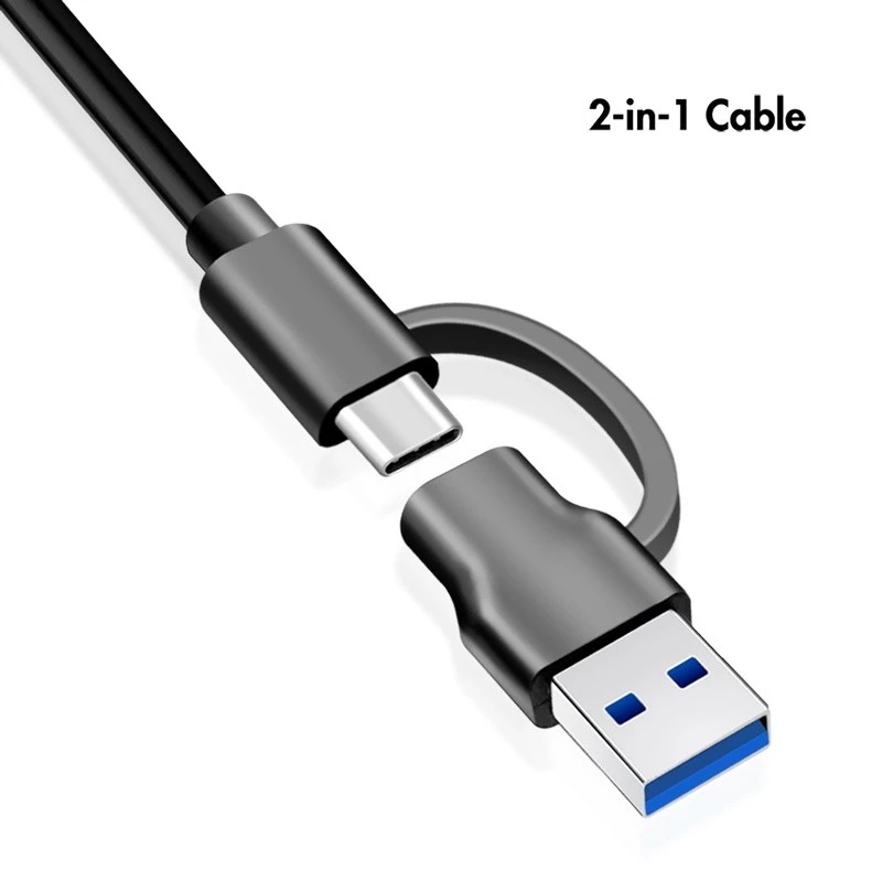 USB 3.2 Gen1-hub, 4x USB-A aan-/uitschakelaar