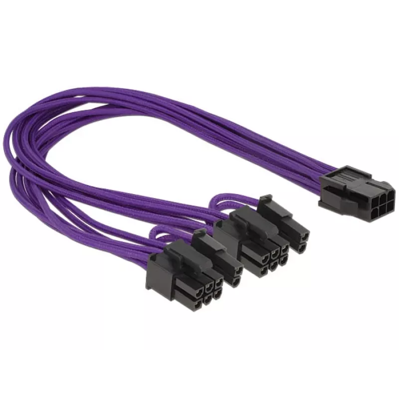 DeLOCK PCI Express-kabel 6-pin - 2 x 8-pin 0,3 m