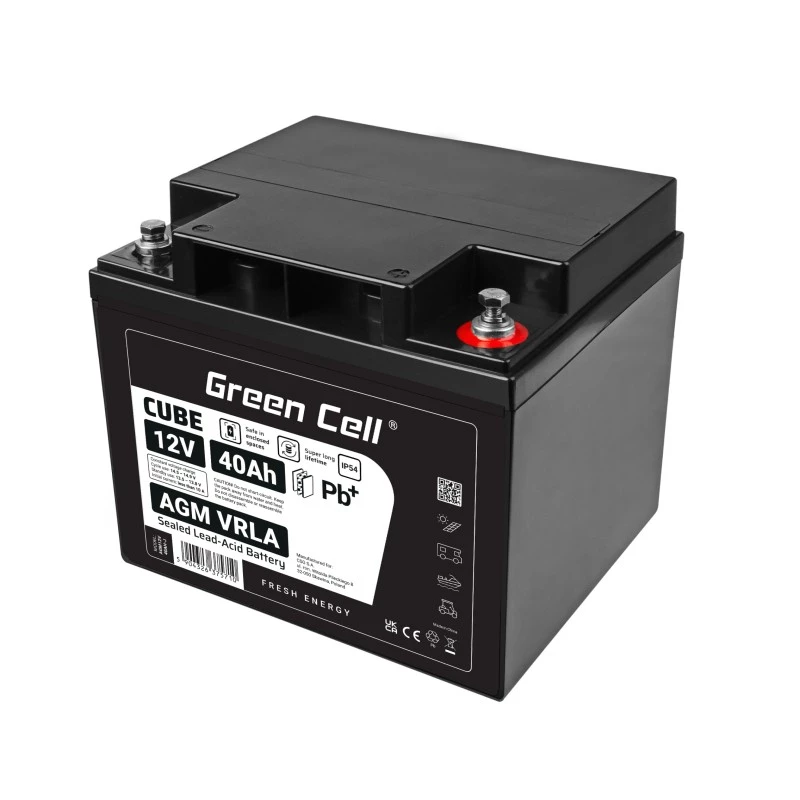 Batterij AGM VRLA 12V 40Ah IP54
