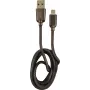 LC-POWER kabel USB-Micro-1M-6 1 m zilver metaal, USB-A naar micro-USB (LC-C-USB-MICRO-1M-6)