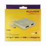 USB-grafische adapter DeLOCK 87716 2560 x 1440 pixels zilver
