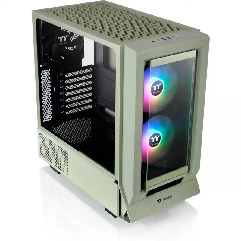 Ceres 350 MX, Tower-behuizing Lichtgroen, gehard glas x 2