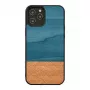 Telefoonhoes man and wood voor iPhone 12 Pro Max denim-zwart