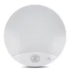 Wand-LED-lamp MACLEAN MCE357W met IR-bewegingssensor, wit, voor buiten en binnen