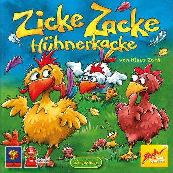 Zicke Zacke Chicken Cha Cha Cha, bordspel Kinderspiel des Jahres 1998
