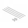 DeLOCK patchpaneel 10 inch 8 poorten Cat.6A 0,5U zwart