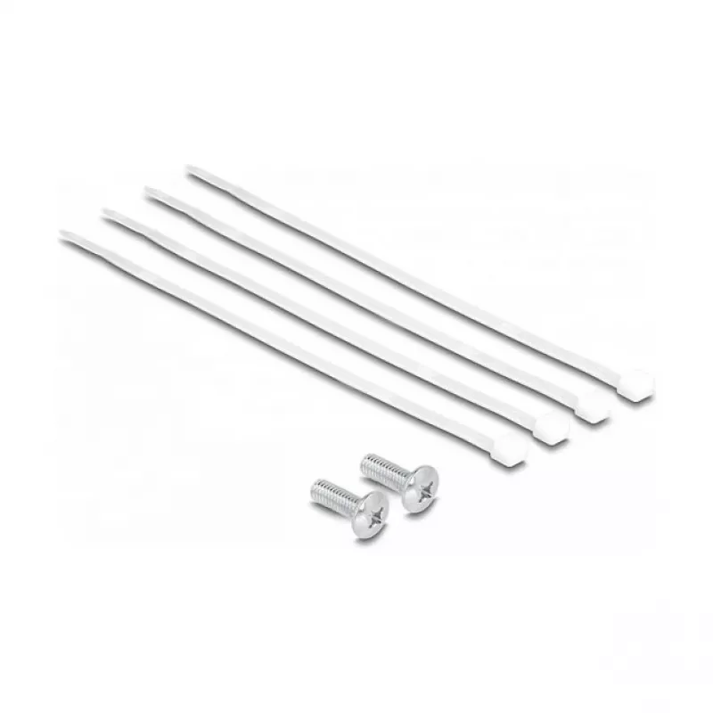 DeLOCK patchpaneel 10 inch 8 poorten Cat.6A 0,5U zwart