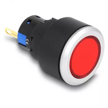 Industriële LED-machineleuchte DELOCK 22053 — 1 LED, IP40/IP65, AC 250V 5A, Ø 2,5 cm, H 42 mm
