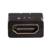Akyga AK-AD-40 HDMI (m) naar HDMI (v) 180° draaibare haakse adapter, zwart