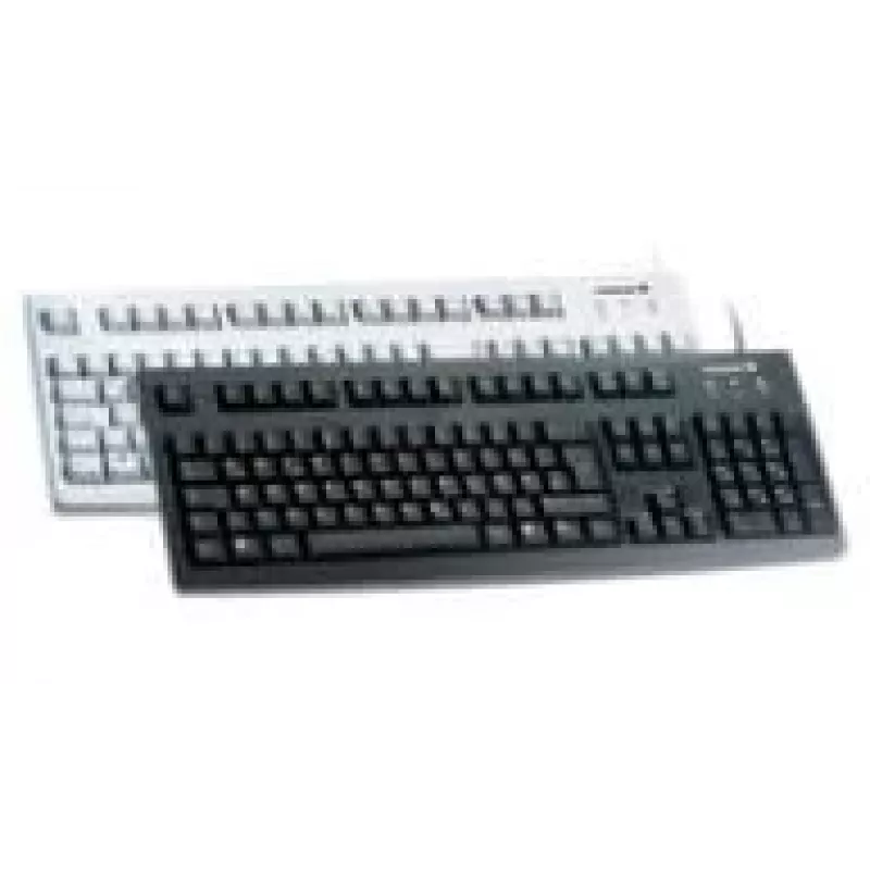 Bedrade Cherry G83-6105 USB Franse (FR) toetsenbord, grijs, 1,75 m USB-kabel