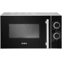Amica AMGF20M1GS magnetron werkblad grill-magnetron 20 L 700 W zwart, zilver