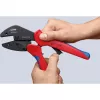 Knipex 97 33 02 kabelkrimptang krimpgereedschap blauw, rood