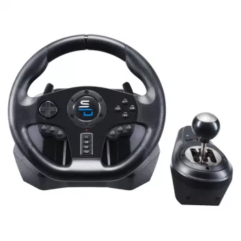 Stuurwiel + pedalen Subsonic GS850-X zwart 270° rotatie USB