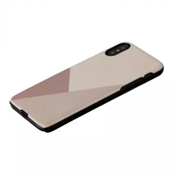 Smartphonehoesje man and wood voor iPhone X/XS — tulp zwart