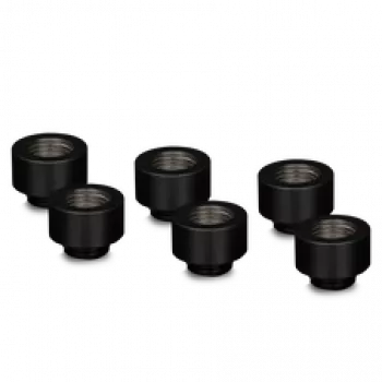 Thermal Grizzly DeltaMate Extender MF10 – waterkoelingsaansluiting, zwart, 6 stuks (TG-DM-FIT-6006)