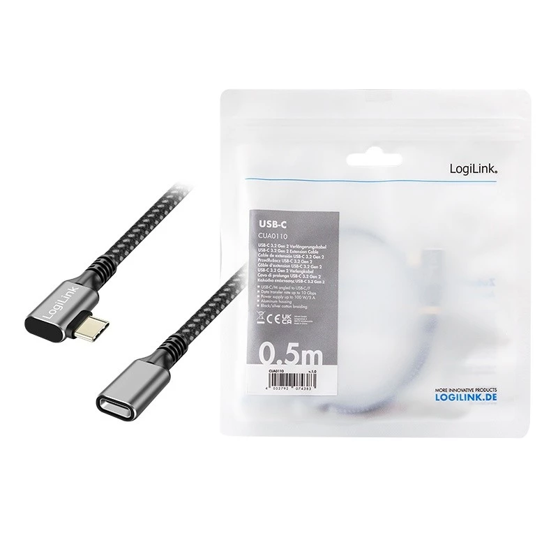 USB 3.2 Gen2 Type-C naar USB-C bus, PD, AV, 0,5 m
