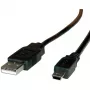 ROLINE USB 2.0-kabel, type A - 5-pins Mini 0,8m (11.02.8708)