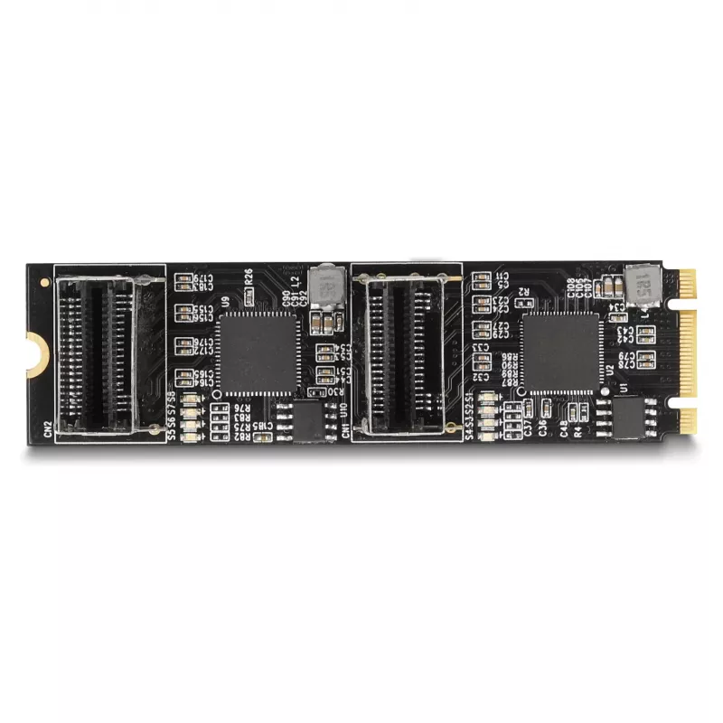 DeLOCK converter M.2 2280 Key B+M stekker naar 8 x SATA