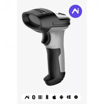 inateck barcodescanner 70 AI grijs [BCST-70-AI_gray]