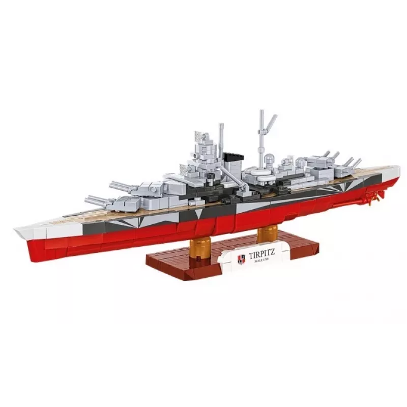 Constructieset Cobi slagschip Tirpitz model met 593 onderdelen, schaalgetrouw en displaykenmerken