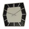 NeXtime wandklok 8128zw Hexagon, 43x43 cm, wit