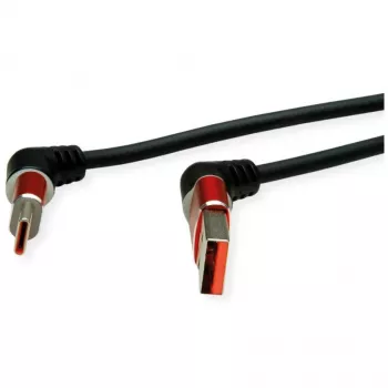 ROLINE USB2.0 kabel 360° draaibaar A-C ST/ST 2m - kabel - digitaal/data (11.02.8346)