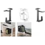 LogiLink pc-houder voor montage onder tafel of aan de wand, zwart (EO0073)