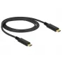 USB-kabel DeLOCK 85531 USB 3.2 Gen 2 1 m USB-C zwart