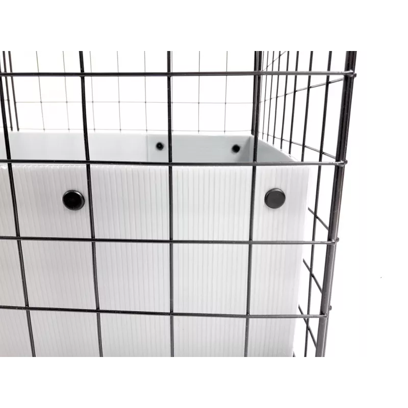 C&C modulaire kooi 3x2 110x75 cm cavia's, egels, zwart