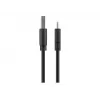 Goobay | USB-C laad- en synchronisatiekabel (USB-A > USB-C) | 38675 | zwart | RJ-45 | RJ-45 90°
