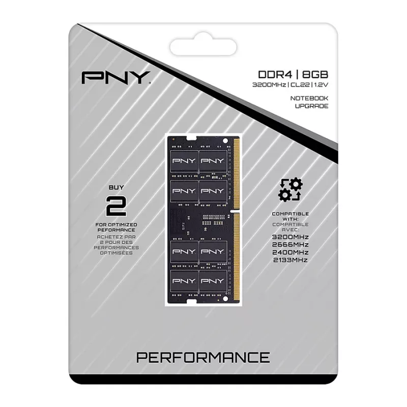 PNY Performance - DDR4 - module - 8 GB - SO DIMM 260-PIN