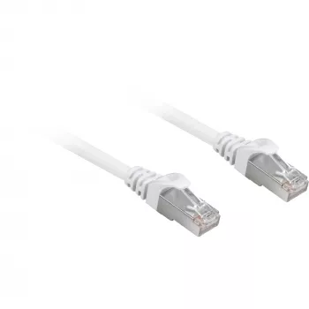 Patchkabel RJ45 Cat.6a SFTP (wit, 25 cm, LSOH (halogeenvrij))