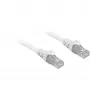 Patchkabel RJ45 Cat.6a SFTP (wit, 25 cm, LSOH (halogeenvrij))