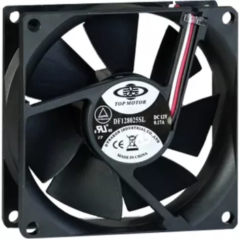 Inter-Tech 88885181 computerkoelingscomponent behuizingsventilator 8 cm zwart (88885181)