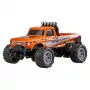 Radiografisch bestuurde monstertruck Amewi DieCast 1:64 RTR oranje, metalen behuizing, ready-to-run