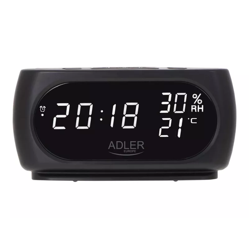 Adler AD 1186 wekker digitale wekker zwart