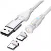 USB-kabel 4smarts 541236 USB 2.0 1,8 m USB-C wit