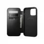 Folio Case Nomad Modern Leather voor iPhone 17 Pro Max MagSafe — Horween-leer, zwart