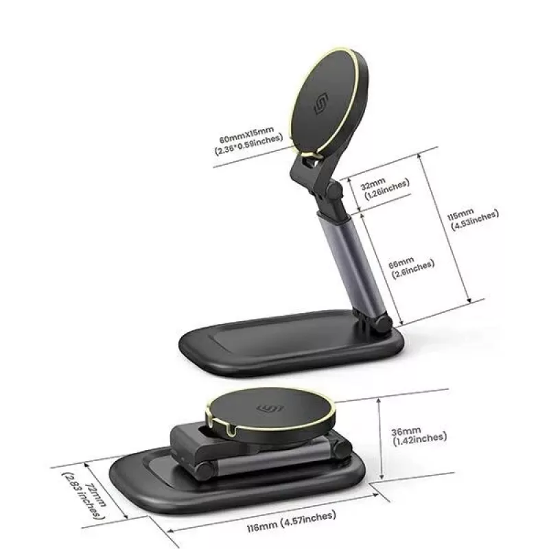 Magneetstandaard SODI BM-310 zwart MagSafe voor mobiele apparaten