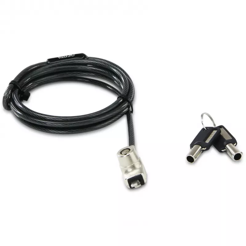 DICOTA BASE XX laptop lock wedge kabelslot antraciet 1,5 m