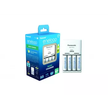 Batterijlader PANASONIC Eneloop Basic BQ-CC51 + 4x AA 2000 mAh (K-KJ51MCD40E)