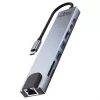MEDIA-TECH USB-HUB 8 IN 1 GIGA LAN HUB MT5046