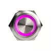Vandaalbestendige drukschakelaar DimasTech PD197 25 mm Silverline-ring