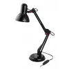 Tafellamp ESPERANZA AVIOR E27 12W LED, zwart, in hoogte verstelbaar, flexibele arm, E27-fitting