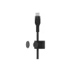 Kabel BoostCharge USB-C/USB-C gevlochten siliconen 2 m, zwart