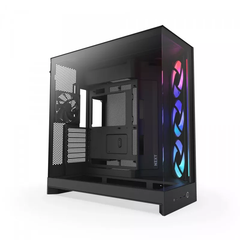 Pc-behuizing NZXT H9 Flow RGB midi-tower zwart